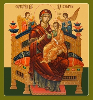 Икона Пресвятой Богородицы ВСЕЦАРИЦА (Пантанасса)