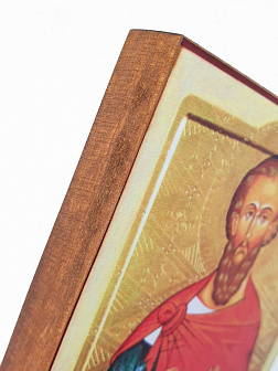 Икона под старину Мученик Леонид Коринфский