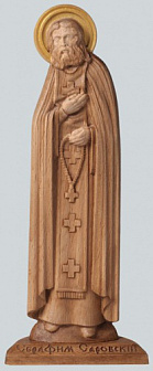Скульптура резная Серафим Саровский