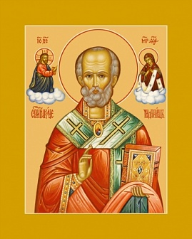 икона образ Архиепископ Мир Ликийских святитель Николай