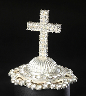 Крест на митру №3 / серебрение