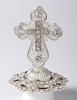 Крест на митру №29 / серебрение