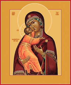 Икона православная Божьей Матери «ВЛАДИМИРСКАЯ»