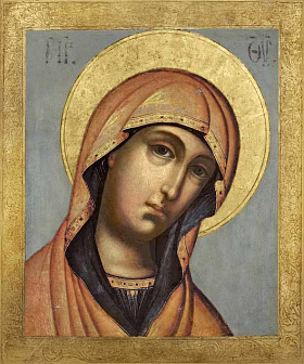 Икона Богородица из Деисусного чина
