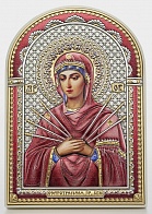 Икона пресвятой "Богородица Семистрельная"
