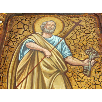 Икона ''Апостол Петр'' ручной работы