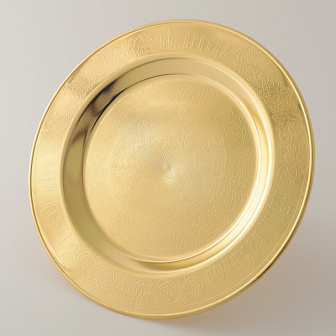 Дискос 0.5 л золочение