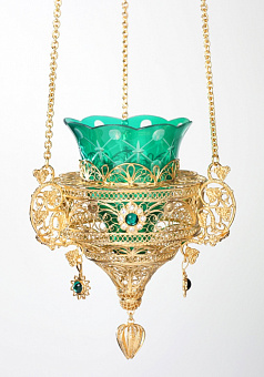 Лампада филигранная №23 / золочение