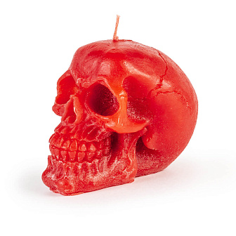Каталог товаров pravzhizn Свеча формовая Череп (большой), КРАСНАЯ Свеча формовая Череп (большой), КРАСНАЯ