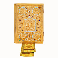 Евангелие 470*330 напрестольное №8 крышки золочение камни