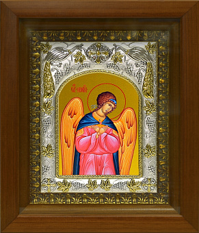 Икона освященная ''Селафиил Архангел'', в деревяном киоте