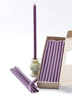 Свеча формовая №8 (37см, 7ч), ФИОЛЕТОВАЯ