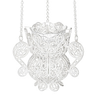 Лампада подвесная №47 литье / серебрение