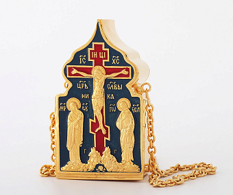 Дароносица №5 золочение эмаль