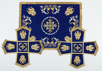 Воздух №002 бархат вышивка а/м 0,75-1,0л потир