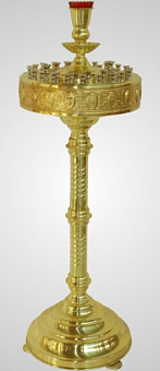 Подсвечник 35 свечей малый лак Подсвечник 35 свечей малый лак