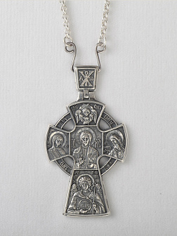 Крест наперсный №186 серебрo (УИН)