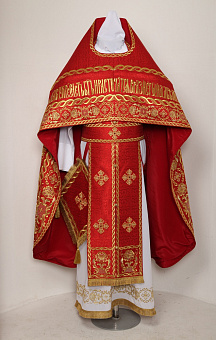Облачение иерейское №06 глазет вышивка а/м