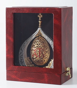 Яйцо пасхальное сувенирное литое №2 золочение