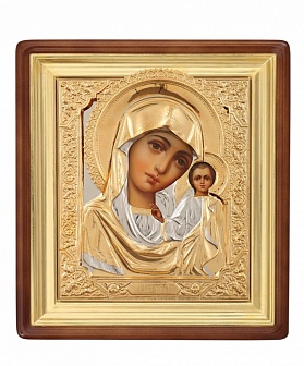 Казанская икона Божией матери писаная