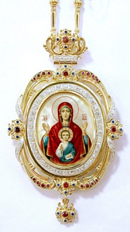 Панагия №160 / золочение / серебро (УИН)