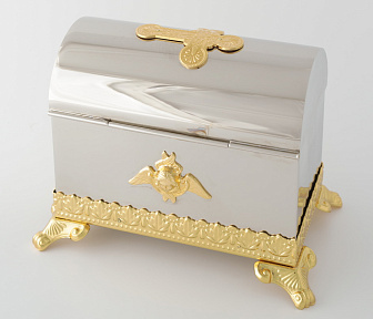 Ящик крестильный большой никелирование