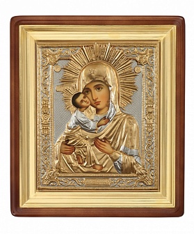 Богородица Владимирская икона покровительница из золота
