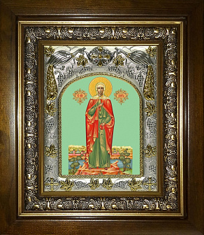 Икона освященная ''Валерия мученица'', в деревяном киоте