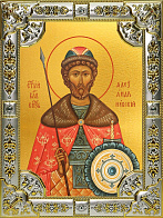 Икона освященная Александр Невский, благоверный князь