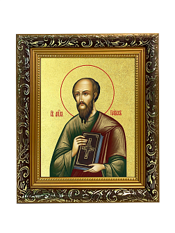 Икона "Павел", св. апостол, с золочением поталью, 09077-УЛ Икона "Павел", св. апостол, с золочением поталью, 09077-УЛ