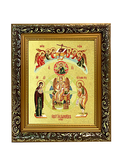 Икона сюжетная "София - Премудрость Божия" с золочением поталью, 07008-УЛ