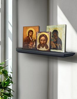 Полка для икон угловая малая