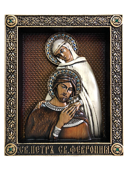 Икона Икона Петр и Феврония Муромские чудотворцы 