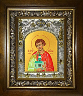 Икона освященная ''Владислав Сербский, в деревяном киоте