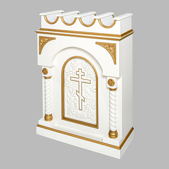 Ящик свечной белый