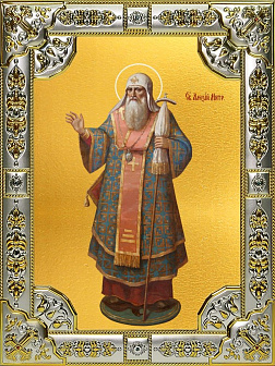 Икона Алексий, митрополит Московский, святитель, чудотворец