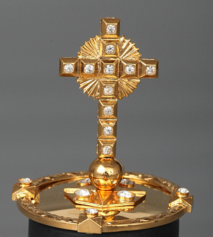 Крест на митру №18 / золочение