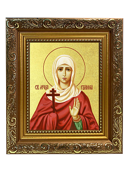 Икона "Галина", св. мц., с золочением поталью, 10012-УЛ