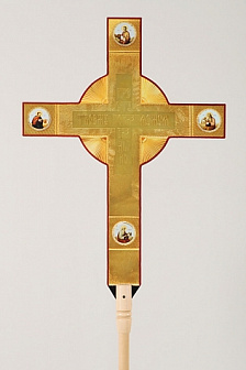 Крест детский на древке двухсторонний