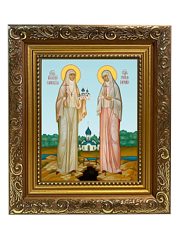 Образ святых Елисаветы Феодоровны и Варвары Алапаевской (Яковлевой), преподобномучениц, 10ВЕ2 Образ святых Елисаветы Феодоровны и Варвары Алапаевской (Яковлевой), преподобномучениц, 10ВЕ2