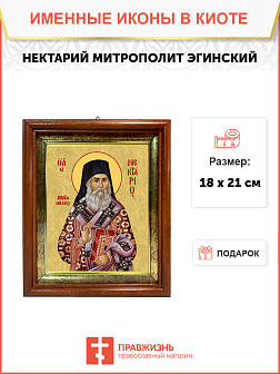 Образ святого Нектария (Кефаласа), митрополита Эгинского и Пентапольского, 09Н9