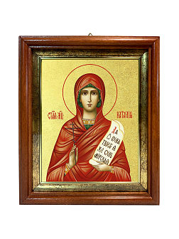 Икона "Наталия", св. мц., с золочением поталью, 10Н3-УЛ