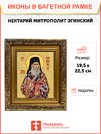 Образ святого Нектария (Кефаласа), митрополита Эгинского и Пентапольского, 09Н9