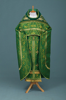 Облачение иерейское №09 парча вышивка оплечья 100%
