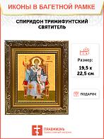 Образ святого Спиридона, епископа Тримифунтского, чудотворца, 09С8 Образ святого Спиридона, епископа Тримифунтского, чудотворца, 09С8
