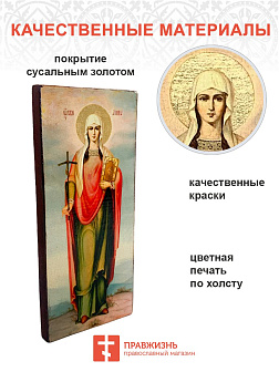 Икона Нина Равноапостольная 13х30 (111)