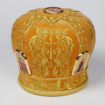 Митра №006 бархат а/м канитель фоторамки в футляре