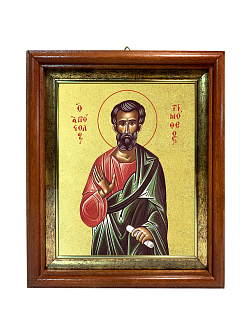 Икона "Тимофей", св. апостол, с золочением поталью, 09103-УЛ