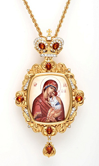 Панагия №153 / золочение / серебро (УИН)