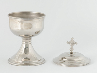 Чаша для святых частиц средняя никелирование